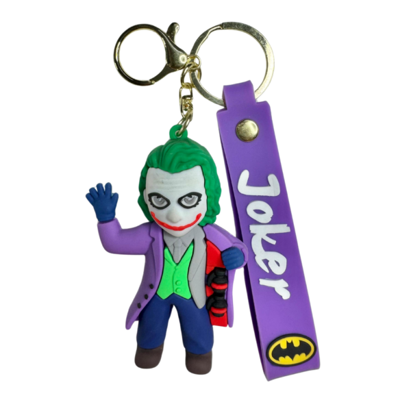 Joker 3D Rubber Keychain| For Scooter, bike, car & bag - Motorpark